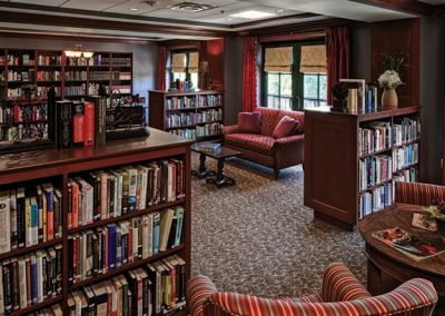 Library at The Estates at Carpenters in Lakeland, Florida.