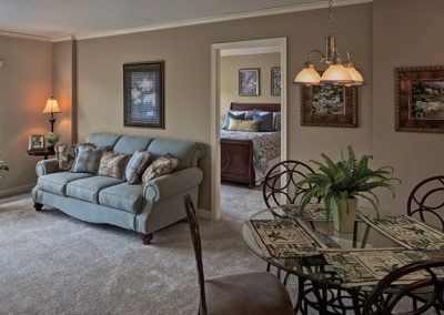Living Room at The Estates at Carpenters in Lakeland, Florida.