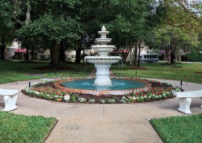 Fountain of The Estates at Carpenters in Lakeland, Florida.