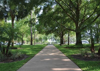 Front Walk of The Estates at Carpenters in Lakeland, Florida.