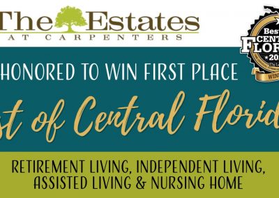 The Estates at Carpenters Wins The Ledger’s Best of Central Florida